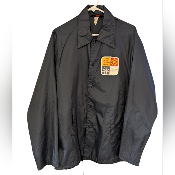 Boeing Crew Of The Year, 1977 Nylon Jacket, Vintage
