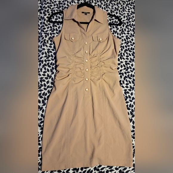 XOXO Junior's Ruched Shirtdress
